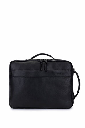 Bruno Rossi Bag Erkek Hakiki Deri Siyah Sırt Çantası 1048 331 ERK CANTA SK24-25 NERO