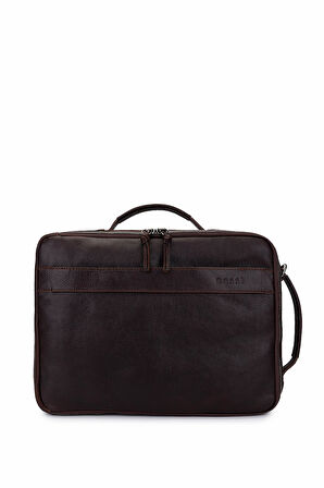 Bruno Rossi Bag Erkek Hakiki Deri Kahverengi Sırt Çantası 1048 331 ERK CANTA SK24-25 COFFEE