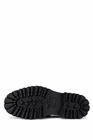 Tamer Tanca Erkek Hakiki Deri Siyah Deri Loafer Ayakkabı 183 28855 ERK AYK SK24-25 SIYAH DR