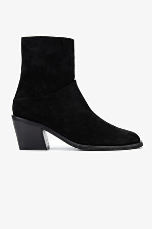 Valmenti Kadın Hakiki Deri Siyah Süet Casual Bot 35 1581 BN BOT SK24-25 SIYAH SUET