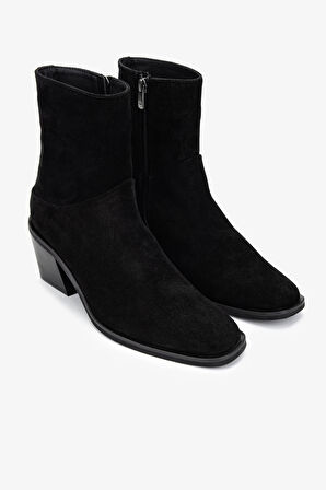 Valmenti Kadın Hakiki Deri Siyah Süet Casual Bot 35 1581 BN BOT SK24-25 SIYAH SUET