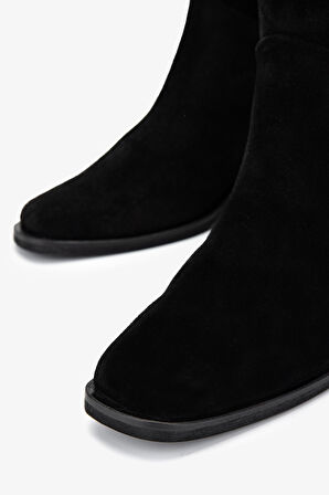 Valmenti Kadın Hakiki Deri Siyah Süet Casual Bot 35 1581 BN BOT SK24-25 SIYAH SUET