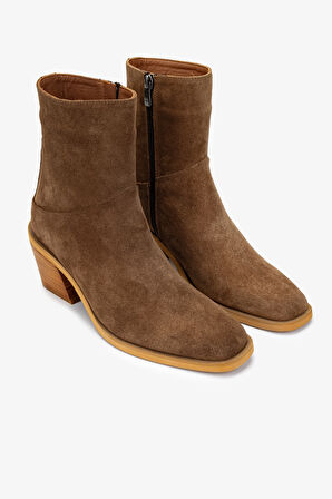 Valmenti Kadın Hakiki Deri Tütün Süet Casual Bot 35 1581 BN BOT SK24-25 TUTUN SUET