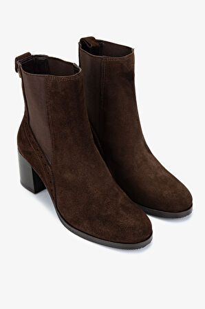 Valmenti Kadın Hakiki Deri Kahverengi Süet Casual Bot 35 5619 BN BOT SK24-25 KAHVE SUET