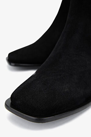 Valmenti Kadın Hakiki Deri Siyah Süet Casual Bot 35 5601 BN BOT SK24-25 SIYAH SUET