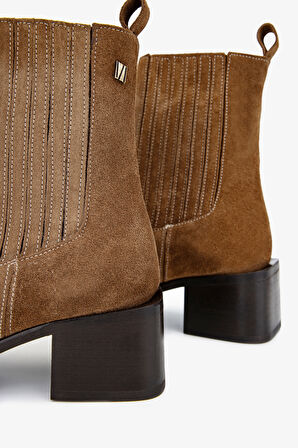 Valmenti Kadın Hakiki Deri Tütün Süet Casual Bot 35 5601 BN BOT SK24-25 TUTUN SUET