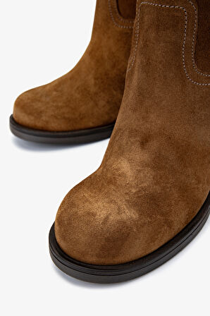 Valmenti Kadın Hakiki Deri Tütün Süet Casual Bot 35 4102 BN BOT SK24-25 TUTUN SUET