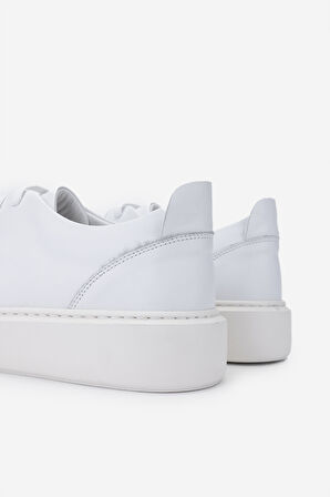 Valmenti Erkek Hakiki Deri Beyaz Sneakers & Spor Ayakkabı 537 3444 ERK AYK Y24 BEYAZ