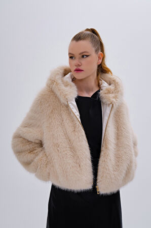 Valmenti Kadın Tekstil Mont 616 5251 BN PLS MONT SK24/25 BEJ PELUS