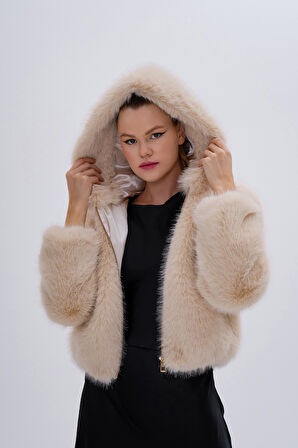 Valmenti Kadın Tekstil Mont 616 5251 BN PLS MONT SK24/25 BEJ PELUS