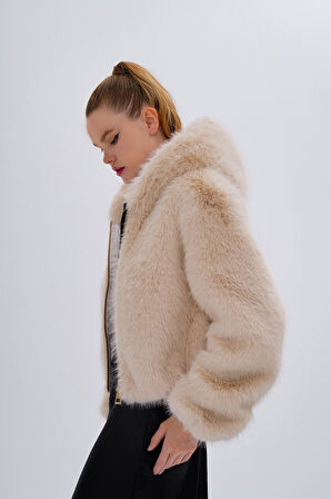 Valmenti Kadın Tekstil Mont 616 5251 BN PLS MONT SK24/25 BEJ PELUS