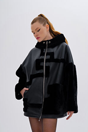 Valmenti Kadın Kürk Siyah Mont 616 6472 BN KURK SK24/25 SIYAH