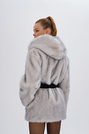 Valmenti Kadın Tekstil Mont 616 5221 BN PLS MONT SK24/25 BEYAZ KIRCILLI