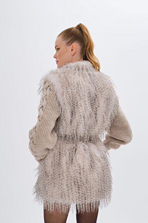 Valmenti Kadın Tekstil Bej Mont 616 5213 BN PLS MONT SK24/25 BEJ