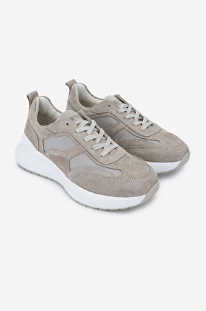 Valmenti Kadın Sneakers & Spor Ayakkabı 1050 05 BN AYK SK24-25 BEJ SUET/BEJ PRST