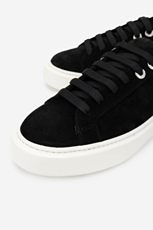Valmenti Kadın Siyah Süet Sneakers & Spor Ayakkabı 1050 01 BN AYK SK24-25 SIYAH SUET