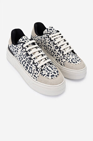 Valmenti Kadın Vegan Siyah Sneakers & Spor Ayakkabı 758 01 BN AYK SK24-25 SIYAH