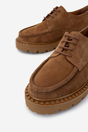 Valmenti Kadın Tütün Süet Casual Ayakkabı 1054 03 BN AYK SK24-25 TUTUN SUET