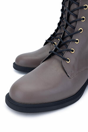 Tamer Tanca Kadın Hakiki Deri Vizon Casual Bot 1061 2322 BN BOT SK24-25 VIZON DR