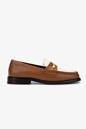 Valmenti Kadın Taba Loafer Ayakkabı 1058 01 BN AYK SK24-25 TABA/BEJ