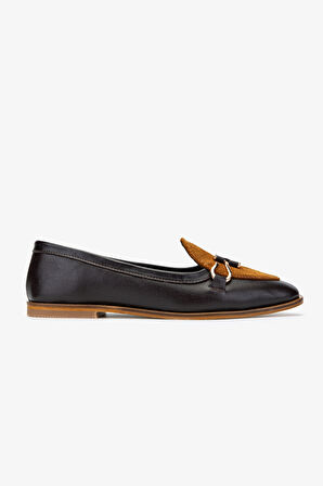 Valmenti Kadın Kahverengi Loafer Ayakkabı 961 01 BN AYK SK24-25 KAHVE DR