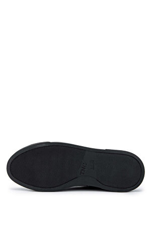 Tamer Tanca Kadın Hakiki Deri Siyah Deri Sneakers & Spor Ayakkabı 1056 HE1065 BN AYK SK24-25 SIYAH DR