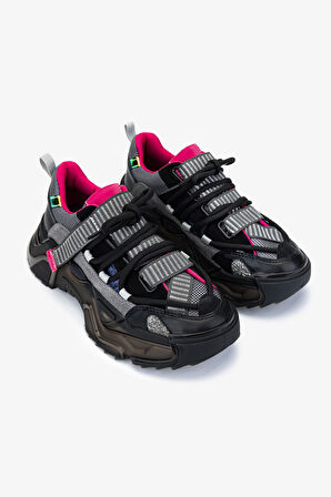 Valmenti Kadın Multi Renk Sneakers & Spor Ayakkabı 1056 308-60127 BN AYK SK24-25 SIYAH MULTI