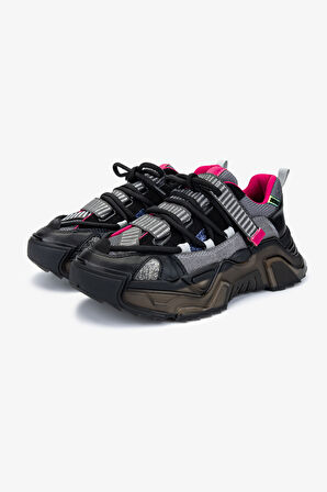 Valmenti Kadın Multi Renk Sneakers & Spor Ayakkabı 1056 308-60127 BN AYK SK24-25 SIYAH MULTI