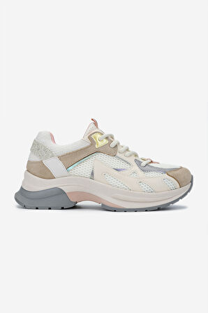 Valmenti Kadın Bej Sneakers & Spor Ayakkabı 936 30170 BN AYK SK24-25 BEJ/YESIL