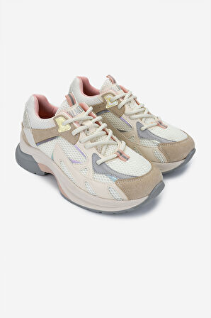 Valmenti Kadın Bej Sneakers & Spor Ayakkabı 936 30170 BN AYK SK24-25 BEJ/YESIL