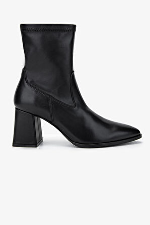 Valmenti Kadın Siyah Deri Klasik Bot 277 23016 BN BOT SK24-25 SIYAH DR