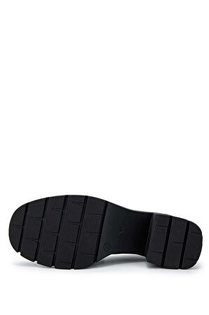 Tamer Tanca Kadın Hakiki Deri Siyah Rugan Makosen Ayakkabı 1065 201-2683 BN AYK SK24-25 SIYAH KRSK RGN