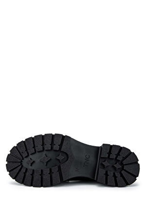 Tamer Tanca Kadın Hakiki Deri Siyah Deri Loafer Ayakkabı 1065 201-4259 BN AYK SK24-25 SIYAH DR