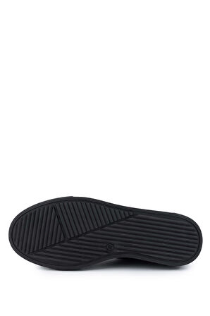 Tamer Tanca Kadın Hakiki Deri Siyah Floter Sneakers & Spor Ayakkabı 937 01 BN AYK SK24-25 SIYAH FLTR
