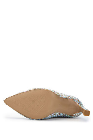 Tamer Tanca Kadın Hakiki Deri Bej Topuklu Bot 891 283 BN BOT SK24-25 BEJ TASLI