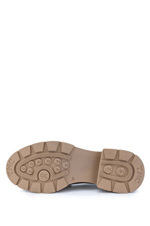 Tamer Tanca Kadın Hakiki Deri Vizon Loafer Ayakkabı 33 2005-1 BN AYK SK24-25 VIZON RGN