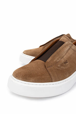 Tamer Tanca Erkek Hakiki Deri Tütün Süet Loafer Ayakkabı 537 3483 ERK AYK SK24-25 TUTUN SUET