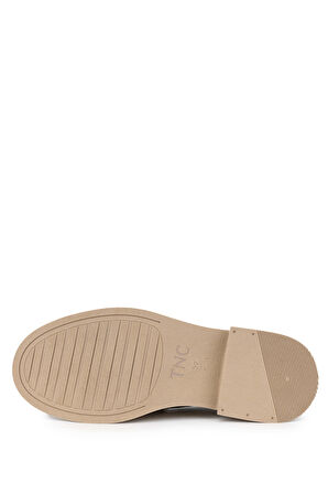 Tamer Tanca Kadın Hakiki Deri Bej Loafer Ayakkabı 1066 2305 BN AYK SK24-25 NUDE DR