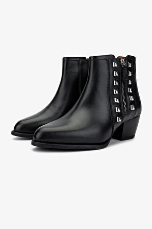 Valmenti Kadın Siyah Casual Bot 1072 Z-9485 BN BOT SK24-25 SIYAH