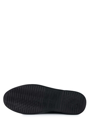 Tamer Tanca Kadın Hakiki Deri Siyah Rugan Casual Ayakkabı 1071 SL501 BN AYK SK24-25 SIYAH RGN