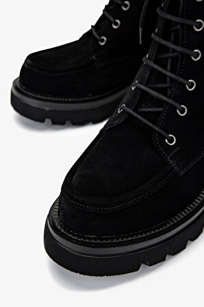 Valmenti Kadın Siyah Süet Casual Bot 1078 25040 BN BOT SK24-25 SIYAH SUET