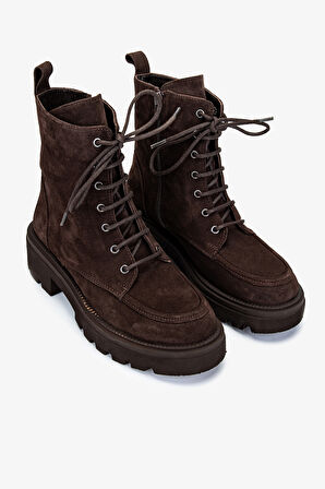 Valmenti Kadın Kahverengi Süet Casual Bot 1078 25040 BN BOT SK24-25 KAHVE SUET