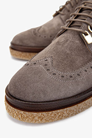 Valmenti Kadın . Taupe Süet Casual Ayakkabı 1080 22446 BN AYK SK24-25 TAUPE SUET