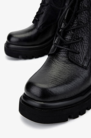 Valmenti Kadın Siyah Floter Topuklu Bot 1031 001-R27723 BN BOT SK24-25 SIYAH FLTR