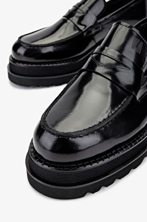 Valmenti Erkek Hakiki Deri Siyah Açma Loafer Ayakkabı 771 500 ERK AYK Y24 SIYAH ACMA