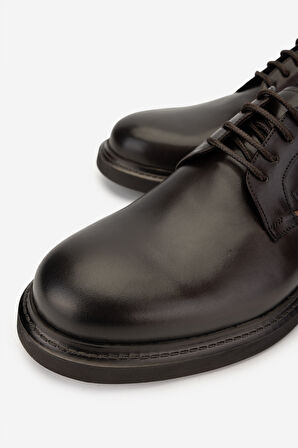 Valmenti Erkek Hakiki Deri Kahverengi Klasik Ayakkabı 987 144 ERK AYK SK24-25 KAHVE DR