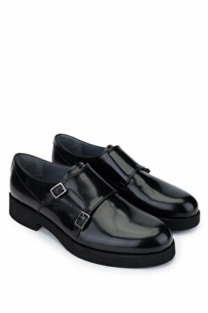 Tamer Tanca Erkek Hakiki Deri Makosen Açma Klasik Ayakkabı 987 146 ERK AYK SK24-25 SIYAH ACMA