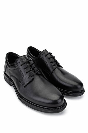 Tamer Tanca Erkek Hakiki Deri Siyah Deri Klasik Ayakkabı 298 2319-2087 ERK AYK SK24-25 SIYAH DR