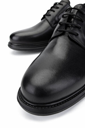 Tamer Tanca Erkek Hakiki Deri Siyah Deri Klasik Ayakkabı 298 2319-2087 ERK AYK SK24-25 SIYAH DR