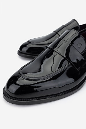 Valmenti Erkek Hakiki Deri Siyah Rugan Loafer Ayakkabı 756 0610 ERK AYK SK24-25 SIYAH RGN